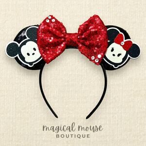 Mickey & Minnie Tsum Tsum Minnie Ears | Disney-Inspired Mouse Ears Headband